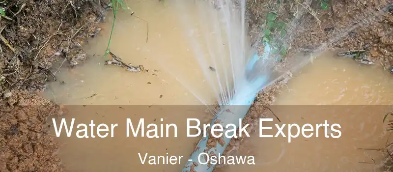  Water Main Break Experts Vanier - Oshawa